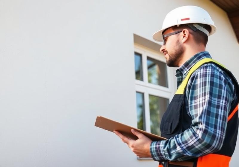 Sachverständiger bei Begehung Hauskauf Bottrop